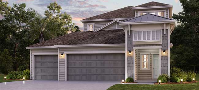 Century Communities Amellia II Model Home & Floorplan at Seminole Palm in Palm Coast, FL