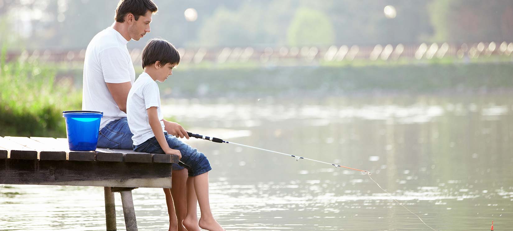 Dock Lake at Amenity Center in Seminole-Palms Community Palm Coast Florida