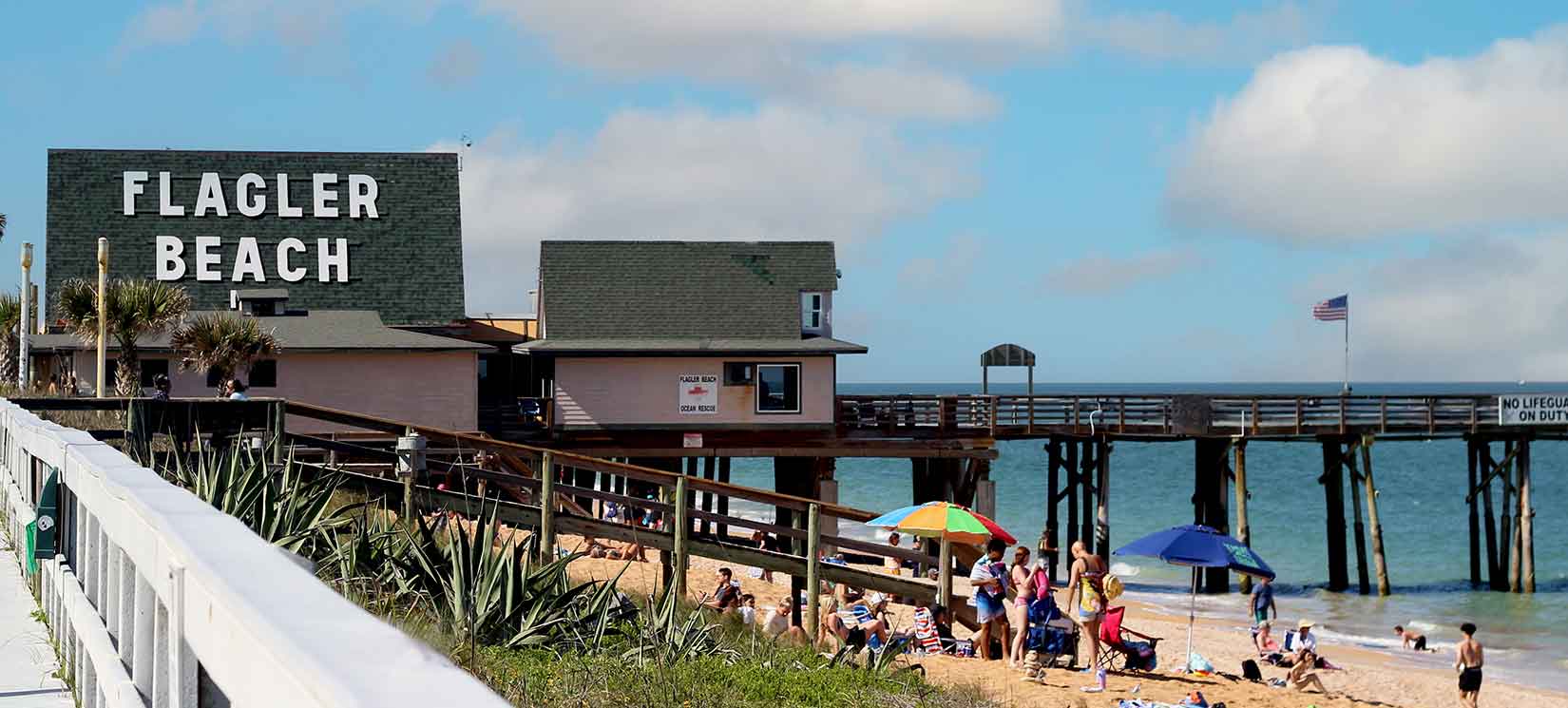 Flagler Beach Pier and Atlantic Beaches near Seminole Palms Master Planned Community