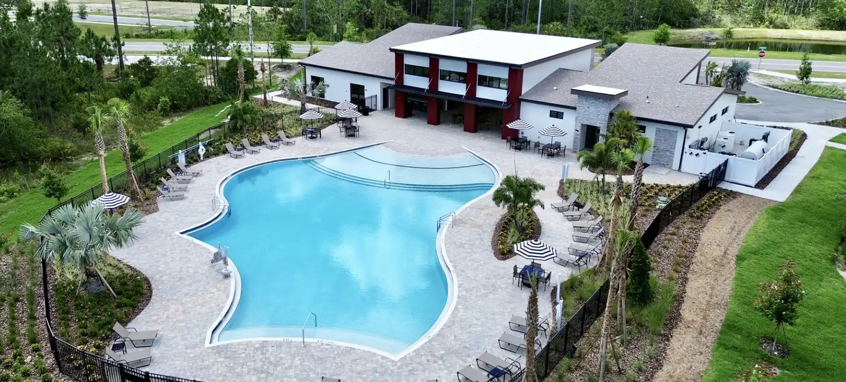 Center Slider Resort Pool Amenity Center Seminole Palmscenter